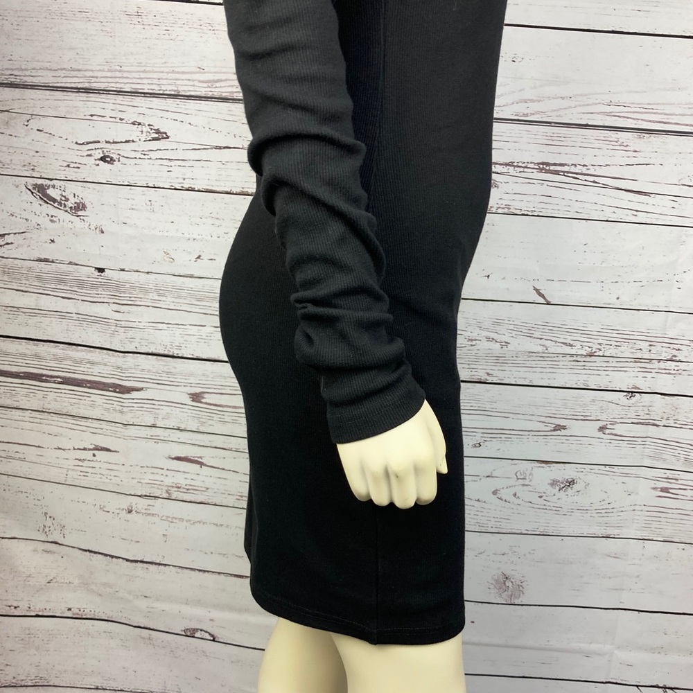 DOUBLJU LBD Cold Shoulder Square Neck Dress Size M - Picture 12 of 15